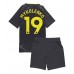 Maillot de foot Everton Vitaliy Mykolenko #19 Extérieur vêtements enfant 2024-25 Manches Courtes (+ pantalon court)